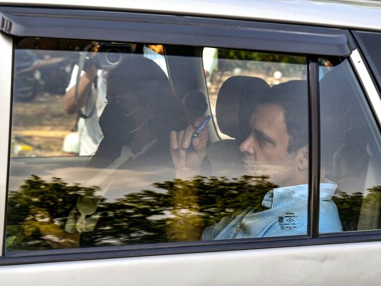 National Herald case Rahul Gandhi arrives at the Enforcement Directorate Office for fourth day National Herald case: నాలుగోసారి ఈడీ ముందుకు రాహుల్ గాంధీ- దిల్లీలో కాంగ్రెస్ సత్యాగ్రహం