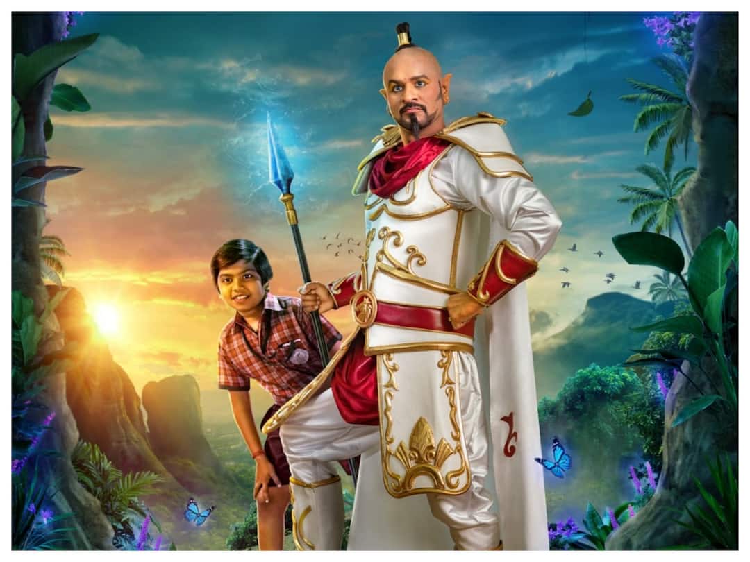 My Dear Bootham Movie First look poster in Telugu Prabhu Deva: 'మై డియర్ భూతం' ఫస్ట్ లుక్ - డిఫరెంట్ గెటప్ లో ప్రభుదేవా