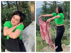 Divya Khosla Kumar Pics: नेचर ब्यूटी के बीच दिव्या खोसला कुमार ने लहराया दुपट्टा, खूबसूरत अदाएं बना देंगी आपको भी दीवाना