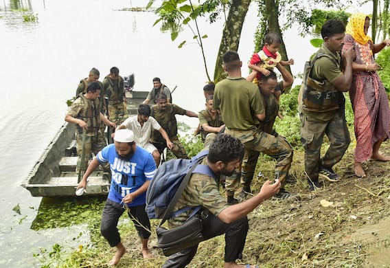 Assam Floods: Nature's Fury Leaves Lakhs Displaced, Over 5000 Villages Deluged | PICS