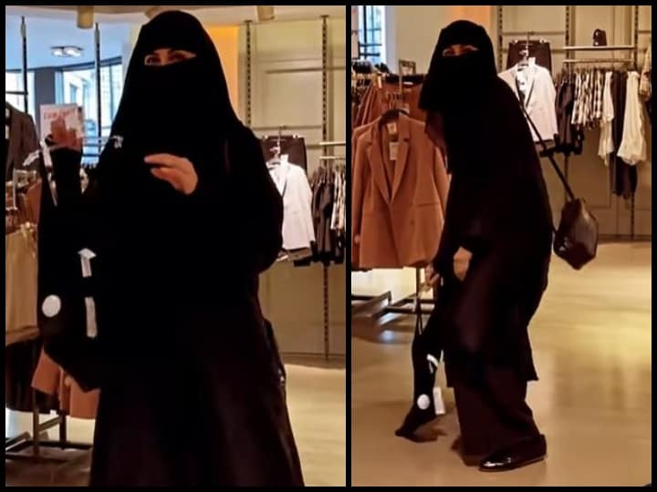 Mandana Karimi twerks in a burqa; netizens slam her for 'disrespecting hijab' Dance In Hijab: एक्ट्रेस ने हिजाब पहन कर शॉपिंग स्टोर में किया जमकर डांस, Twerking को लेकर जमकर हुईं ट्रोल