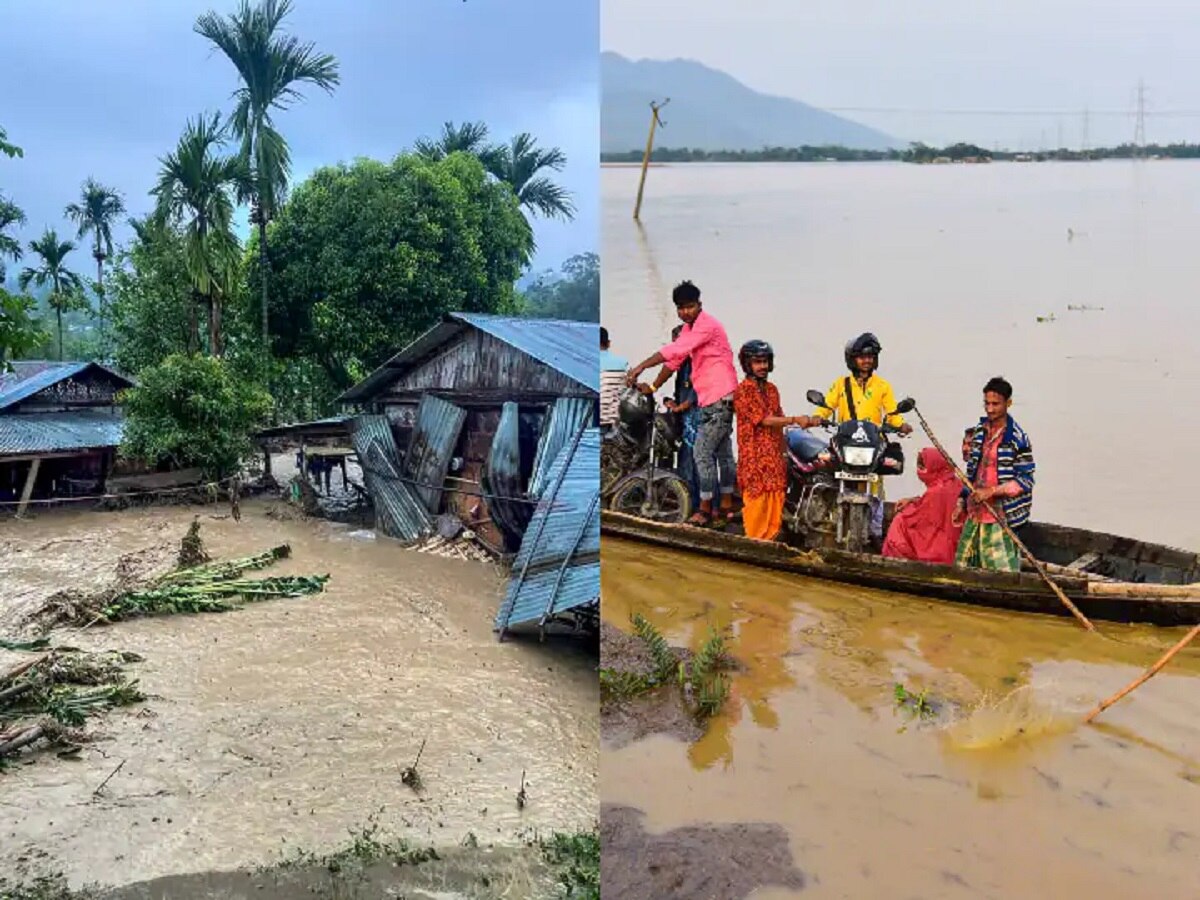 Assam Floods: आसाममध्ये 42 लाख नागरिकांना पुराचा फटका, 32 जिल्ह्यातील जनजीवन विस्कळीत