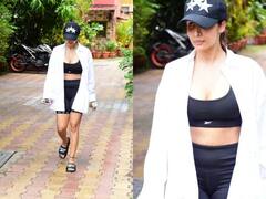 Malaika Arora photos: झुकी नजरें, मायूस चेहरा, जिम सेशन के बाद सामने आईं मलाइका अरोड़ा की ऐसी तस्वीरें