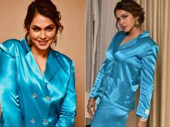 Isha Koppikar Photos: खल्लास गर्ल ईशा कोप्पिकर ने साटन की ड्रेस में दिखाया ग्लैमरस लुक, स्टाइल के कायल हो जाएंगे आप