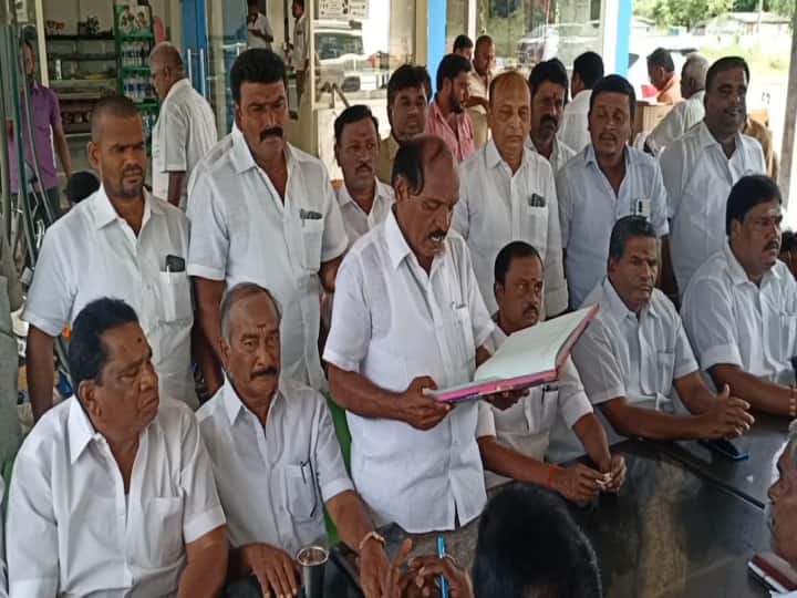 AIADMK's Thiruvannamalai North district single-member resolution in favor of Edappadi Palanichamy திருவண்ணாமலையில், உறுப்பினர்கள் கூட்டத்தில் ஒற்றை தலைமையாக, எடப்பாடி பழனிச்சாமிக்கு ஆதரவாக தீர்மானம்