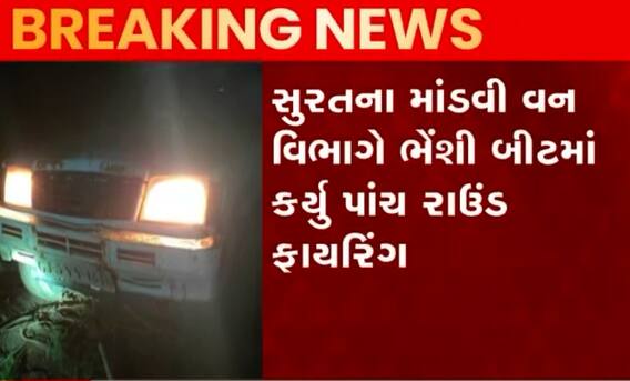 સુરતઃ માંડવી વન વિભાગે સ્વબચાવમાં તસ્કરો પર કર્યું ફાયરિંગ, જુઓ શું છે સમગ્ર મામલો?