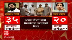 Ajay Chaudhari Shiv Sena Group Leader : अजय चौधरी यांची शिवसेनेच्या गटनेतेपदी निवड ABP Majha