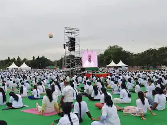 In Pics | International Yoga Day 2022 Celebrations In Hyderabad