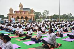 International Yoga Day 2022 : नागपुरात 'योगा फार ह्युमॅनिटी'मध्ये हजारो साधकांनी केले योग प्रात्यक्षिक
