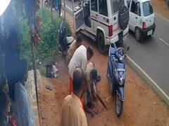 Caught On Camera: Kerala Cop Pins Down Man Carrying Giant Machete Used To Threaten Him