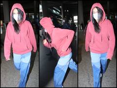 एयरपोर्ट पर पैपराजी को देखकर मुंह छिपाकर भाग गईं ये एक्ट्रेस, तस्वीरें देख पहचान नहीं पाएंगे आप