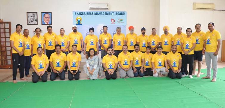 BBMB celebrates 8th International Yoga Day ਬੀਬੀਐਮਬੀ ਨੇ 8ਵਾਂ ਅੰਤਰਰਾਸ਼ਟਰੀ ਯੋਗ ਦਿਵਸ ਮਨਾਇਆ