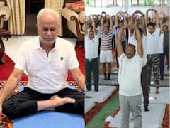 International Yoga Day 2022: छत्तीसगढ़ के सीएम भूपेश बघेल, मंत्री, विधायक समेत हजारों लोगों ने किया योग