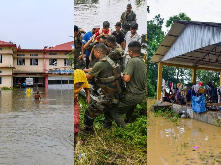 Assam Flood: 'पीने के पानी को भी तरस रहे हैं', बाढ़ के बीच फंसे लोगों ने सुनाई आपबीती, पढ़ें ग्राउंड रिपोर्ट 'I am also craving for drinking water', people trapped in the midst of flood narrated the story, read ground report ann Assam Flood: 'पीने के पानी को भी तरस रहे हैं', बाढ़ के बीच फंसे लोगों ने सुनाई आपबीती, पढ़ें ग्राउंड रिपोर्ट