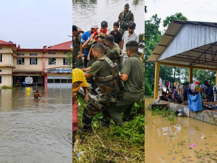 'I am also craving for drinking water', people trapped in the midst of flood narrated the story, read ground report ann Assam Flood: 'पीने के पानी को भी तरस रहे हैं', बाढ़ के बीच फंसे लोगों ने सुनाई आपबीती, पढ़ें ग्राउंड रिपोर्ट