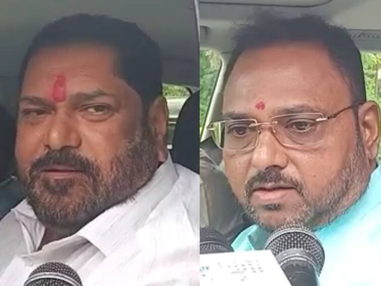 Minister Rajendra Patil-Yadravkar MP Sanjay Mandlik left for Mumbai in the same car Kolhapur News : प्रकाश आबिटकरांचा संपर्क होईना, पण मंत्री राजेंद्र पाटील-यड्रावकर, खासदार संजय मंडलिक एकाच गाडीतून मुंबईकडे रवाना