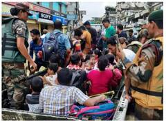 Assam Flood : आसाममध्ये 'आभाळ फाटलं'; जनजीवन विस्कळीत