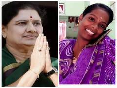 இரண்டு கைகள் இல்லாமல் சாதித்த மாணவிக்கு வி.கே.சசிகலா வாழ்த்து; விரைவில் நேரில் சந்திக்கிறார்..!