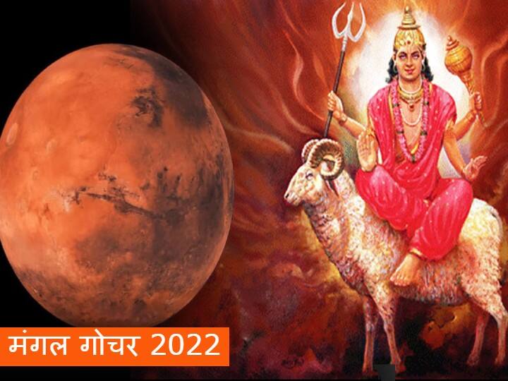 Mangal Rashi Parivartan 2022 mars transit in aries these Zodiac become rich get promotion Mangal Rashi Parivartan 2022: मंगल का 27 जून को मेष राशि में गोचर, इन 3 राशि वालों को मिलेगा अपार धन