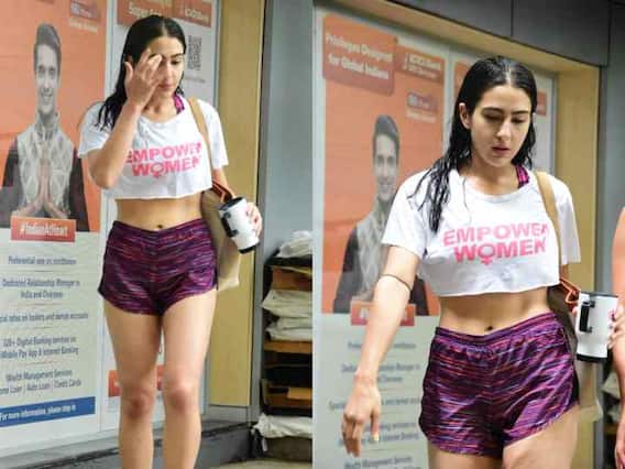 Sara Ali Khan Photos: जिम के बाहर स्पॉट हुईं सारा अली खान, एक्ट्रेस का वर्कआउट लुक वायरल Sara Ali Khan Photos: जिम के बाहर स्पॉट हुईं सारा अली खान, एक्ट्रेस का वर्कआउट लुक वायरल