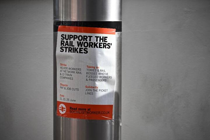 According to the plan devised by the unions, there will be three 24-hour walkouts by the 40,000 railway staffers, including signallers, maintenance and train staff — on Tuesday, Thursday and Saturday.  (Image Source: AFP)