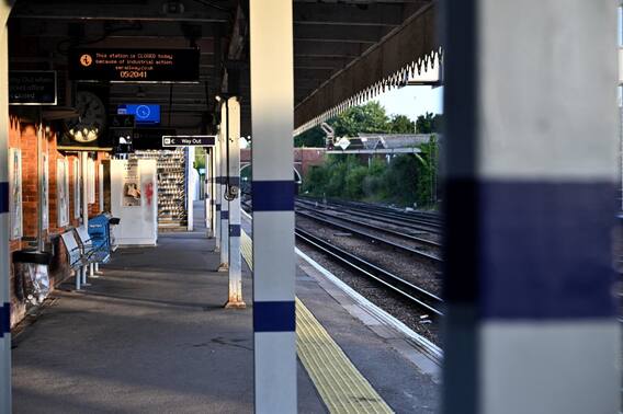 IN PICS | Deserted Stations, Clogged Roads: UK Rail Strike Causes Major Traffic Disruption