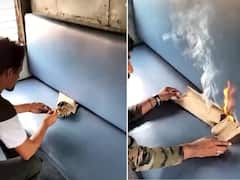 Secunderabad Railway Station: రైల్వేస్టేషన్‌లో విధ్వంసం మొదలైంది ఇలా, ట్రైన్‌కి నిప్పు అంటిస్తున్న వీడియోలు బయటికి