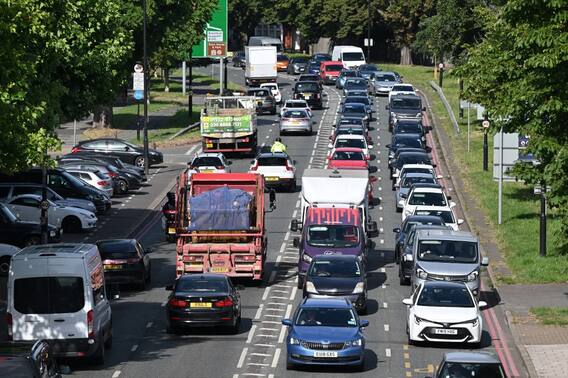 IN PICS | Deserted Stations, Clogged Roads: UK Rail Strike Causes Major Traffic Disruption