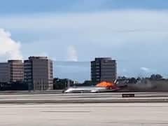 Miami Plane Accident: Aircraft Catches Fire After Crash Landing At Airport | WATCH