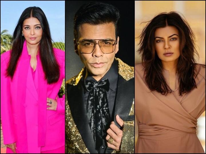 Karan Johar speak about the reports on Aishwarya Rai Bachchan and Sushmita Sen entry at Koffee with Karan Koffee With Karan: साथ दिखेंगी ऐश्वर्या राय बच्चन और सुष्मिता सेन? करण जौहर ने बताई सच्चाई