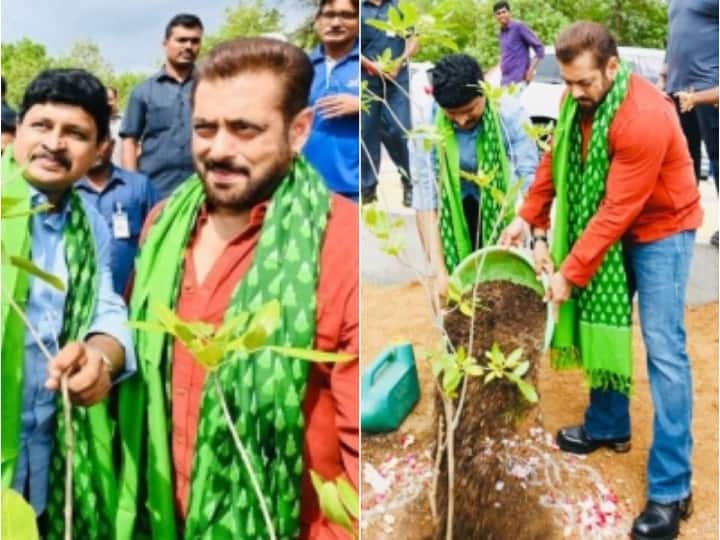 Salman Khan Participates In The Green India Challenge, Urges Fans To Plant Trees