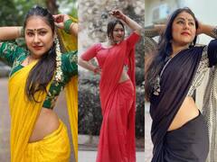 Priyanka Pandit Saree Photos: साड़ी में भी बेहद ग्लैमरस दिखती हैं भोजपुरी एक्ट्रेस प्रियंका पंडित, तस्वीरें पर डालें एक नजर