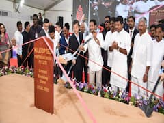 CM Jagan : అపాచీ పరిశ్రమకు సీఎం జగన్‌ శంకుస్థాపన, 80 శాతం చెల్లెమ్మలకే ఉద్యోగాలు