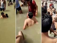 Ayodhya: Angry Mob Thrashes Man For 'Kissing His Wife' While Bathing In Saryu River — WATCH