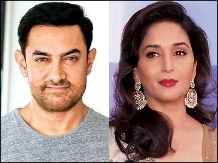 When aamir khan do prank with madhuir dixit actress run behind to beat Aamir Khan Prank With Madhu Dixit: जब माधुरी दीक्षित के साथ आमिर खान ने कर दी थी ऐसी हरकत, हॉकी लेकर मारने दौड़ पड़ी थीं एक्ट्रेस