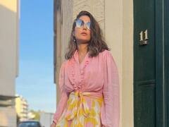 Hina khan Latest Photo's:  मिनी स्कर्ट घालून हिना खानने केलं स्टायलिश फोटोशूट; पाहा फोटो!