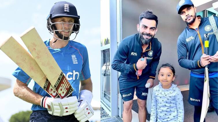 Virat Kohli Attempts Bat Balancing Trick like joe root India vs Leicestershire Warm Up Match- Watch Video Watch Video: রুটের নকল করে হইচই ফেলে দিলেন কোহলি, ভাইরাল ভিডিও