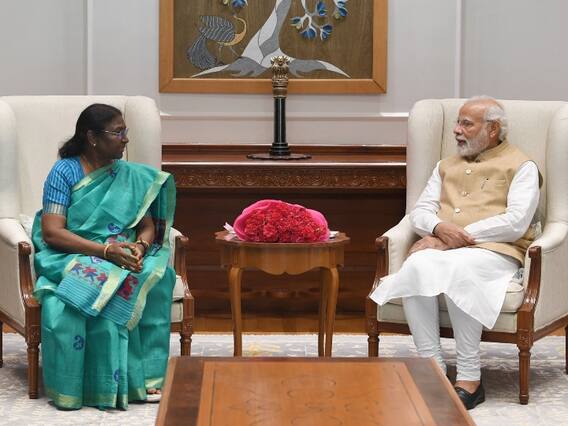 Presidential Election 2022: द्रौपदी मुर्मू ने पीएम मोदी से की मुलाकात, तारीफ में बोले- उनकी उम्मीदवारी को सभी वर्गों ने सराहा Presidential Election 2022: द्रौपदी मुर्मू ने पीएम मोदी से की मुलाकात, तारीफ में बोले- उनकी उम्मीदवारी को सभी वर्गों ने सराहा