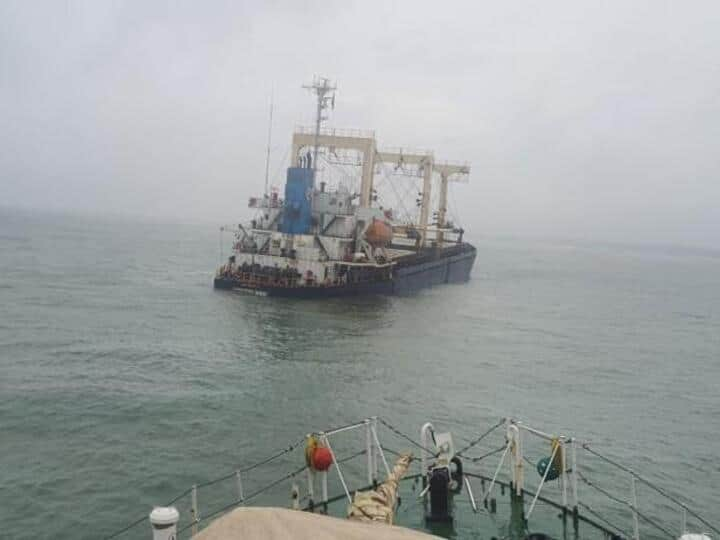 Merchant Vessel That Ran Aground Off Mangaluru Faces Threat Of Sinking Completely Merchant Vessel That Ran Aground Off Mangaluru Faces Threat Of Sinking Completely