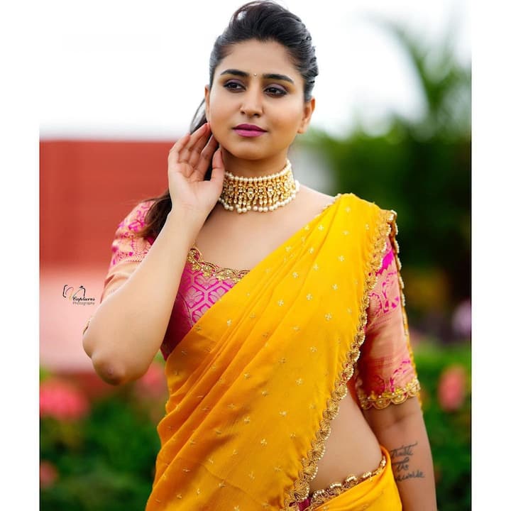 యాంకర్ వర్షిణి బ్యూటీ ఫుల్ ఫోటోలు -Image credit: Varshini Sounderajan/Instagram