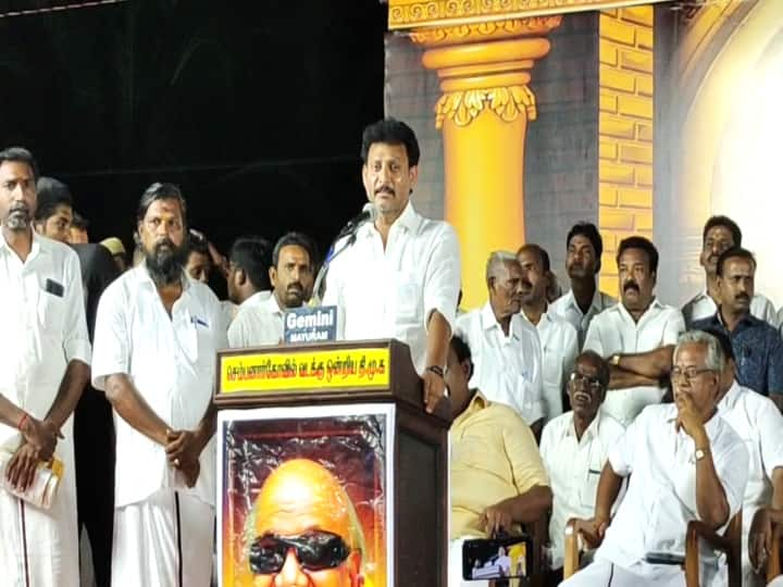 Tamil Nadu Chief Minister Stalin is going to decide the Prime Minister in the 2024 Parliamentary election  Minister anbil mahesh poyyamozhi..! ‘நாளை தமிழகத்தை ஆள போவது  உதயநிதி;  2024ல் பிரதமரை நிர்ணயிக்கப்போவது முதல்வர் ஸ்டாலின்’ - சொல்வது அமைச்சர் அன்பில் மகேஷ்