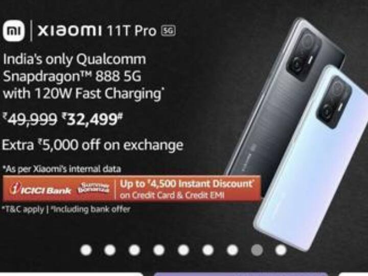 Xiaomi 11T Pro 5G Hyperphone Price Xiaomi 11T Pro 5G Features Xiaomi 11T Pro 5G On Amazon बेस्ट फोन डील! Xiaomi के 108 MP कैमरे वाले फोन पर हो रही है ऑफर्स की बरसात