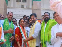 Khairtabad Corporator Joins Congress : గ్రేటర్ హైదరాబాద్ లో టీఆర్ఎస్ కు షాక్, కాంగ్రెస్ లో చేరిన టీఆర్ఎస్ కార్పొరేటర్ విజయారెడ్డి
