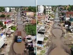 Watch: बिहार से गुजरने वाली इस नेशनल हाईवे को देखिए... बताएं- सड़क पर गड्ढा है या गड्ढे में सड़क
