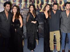Shamshera के Trailer Launch पर पूरी टीम ने एक साथ दिया पोज, कातिलाना अंदाज में वाणी कपूर ने लूटी महफिल