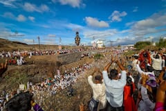 PHOTO : पाऊले चालती...पंढरीची वाट... पालखीचा दिवेघाटातून प्रवास