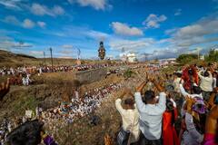 PHOTO : पाऊले चालती...पंढरीची वाट... पालखीचा दिवेघाटातून प्रवास