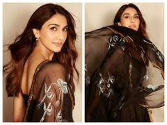 Vaani Kapoor Pics: ट्रेडिशनल अवतार में वाणी कपूर ने ढाया कहर, ब्लैक कलर के सूट में बला की खूबसूरत लगीं 'शमशेरा' एक्ट्रेस