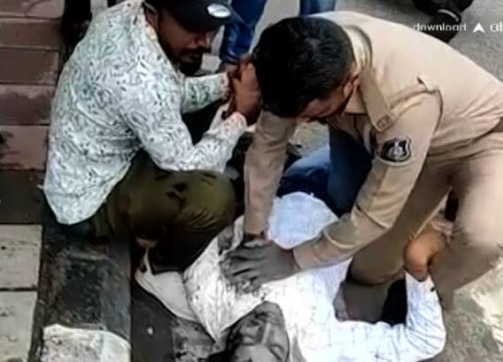 સુરતમાં પોલીસકર્મી બન્યો યુવક માટે જીવદાતા, ઈમર્જન્સીમાં પ્રાથમિક સારવાર આપી બચાવ્યો જીવ