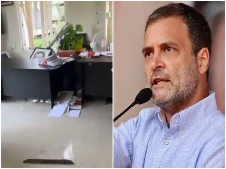 Congress alleges that goons with flags of SFI vandalised Rahul Gandhis Wayanad office Kerala: वायनाड में राहुल गांधी के कार्यालय में तोड़फोड़, सीएम ने कहा- दोषियों पर सख्त एक्शन लेंगे